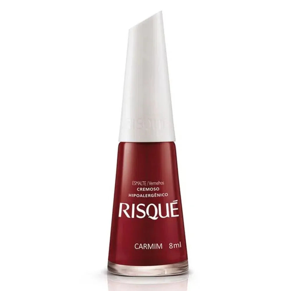 Risqué Esmalte Cremoso: Carmim (8ml)